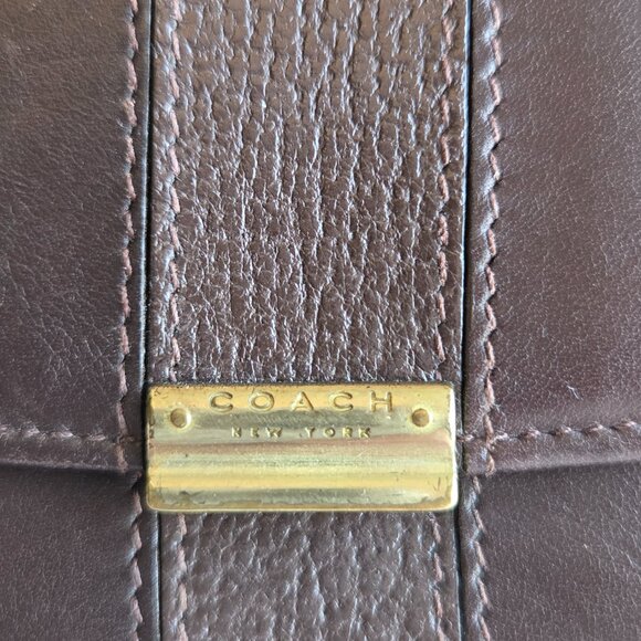 EUC & HTF Vintage Coach Bridle Collection Compact Clutch Wallet (#6497) in Mahog - Picture 3 of 12